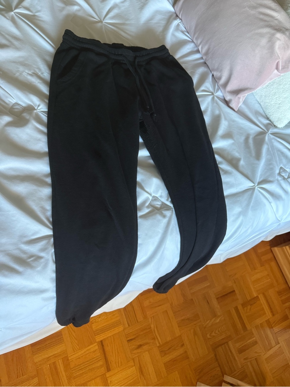 H&M Black Drawstring Sweatpants